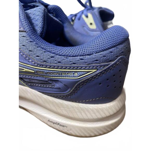 Asics Running Shoes Women's 9 Purple Blue Athletic Sneakers - Picture 4 of 7